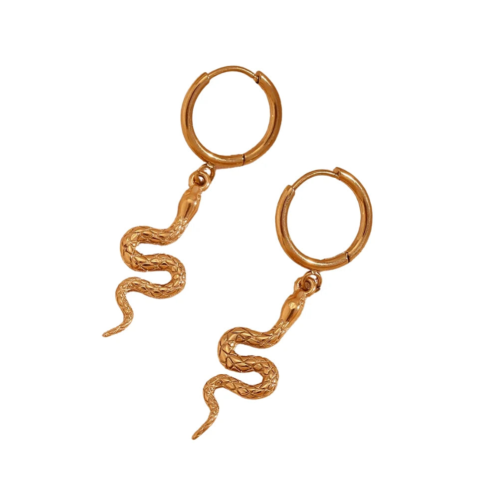 Serpent's Whisper Earrings