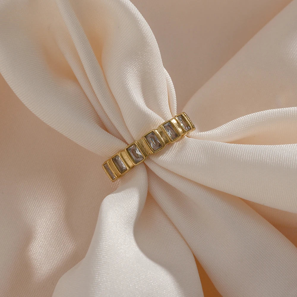 Clarity Ring on fabric