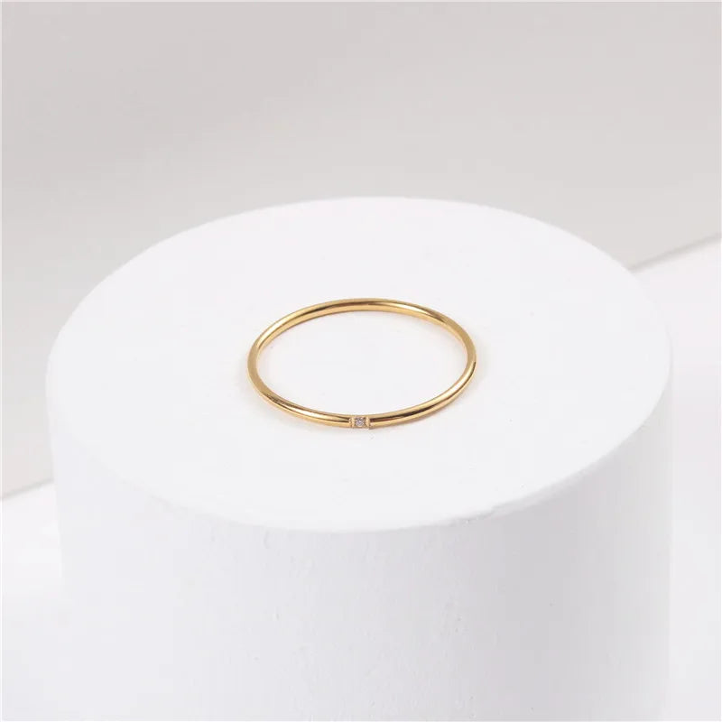 Minimalist Charm Ring
