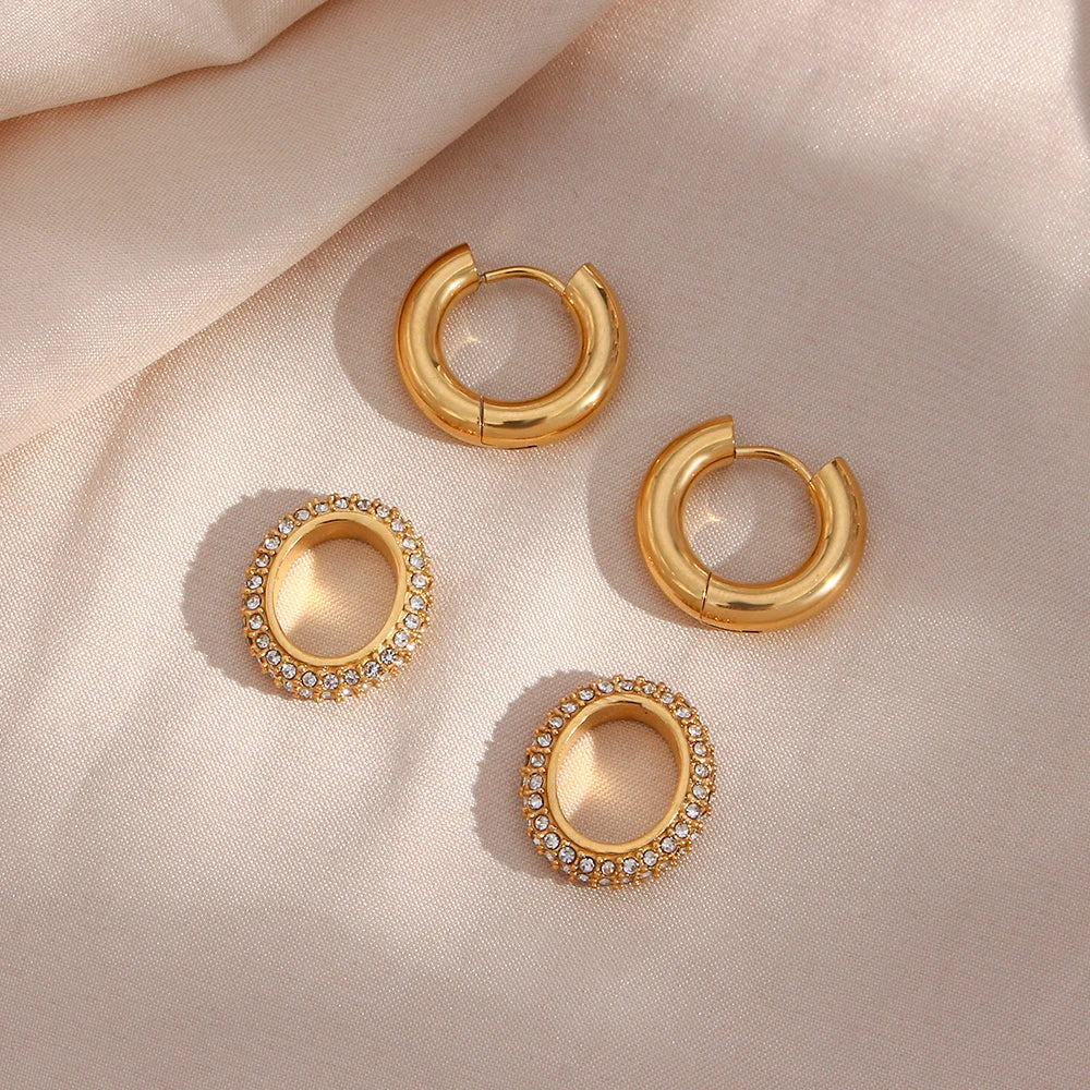 Luminous Hoops separated flat lay