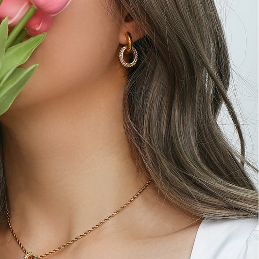 Luminous Hoops on model