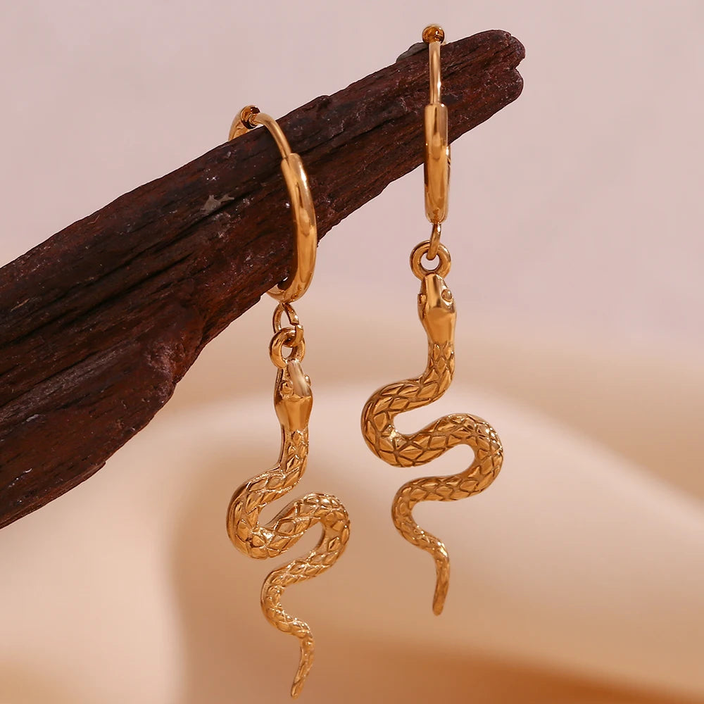 Serpent's Whisper Earrings
