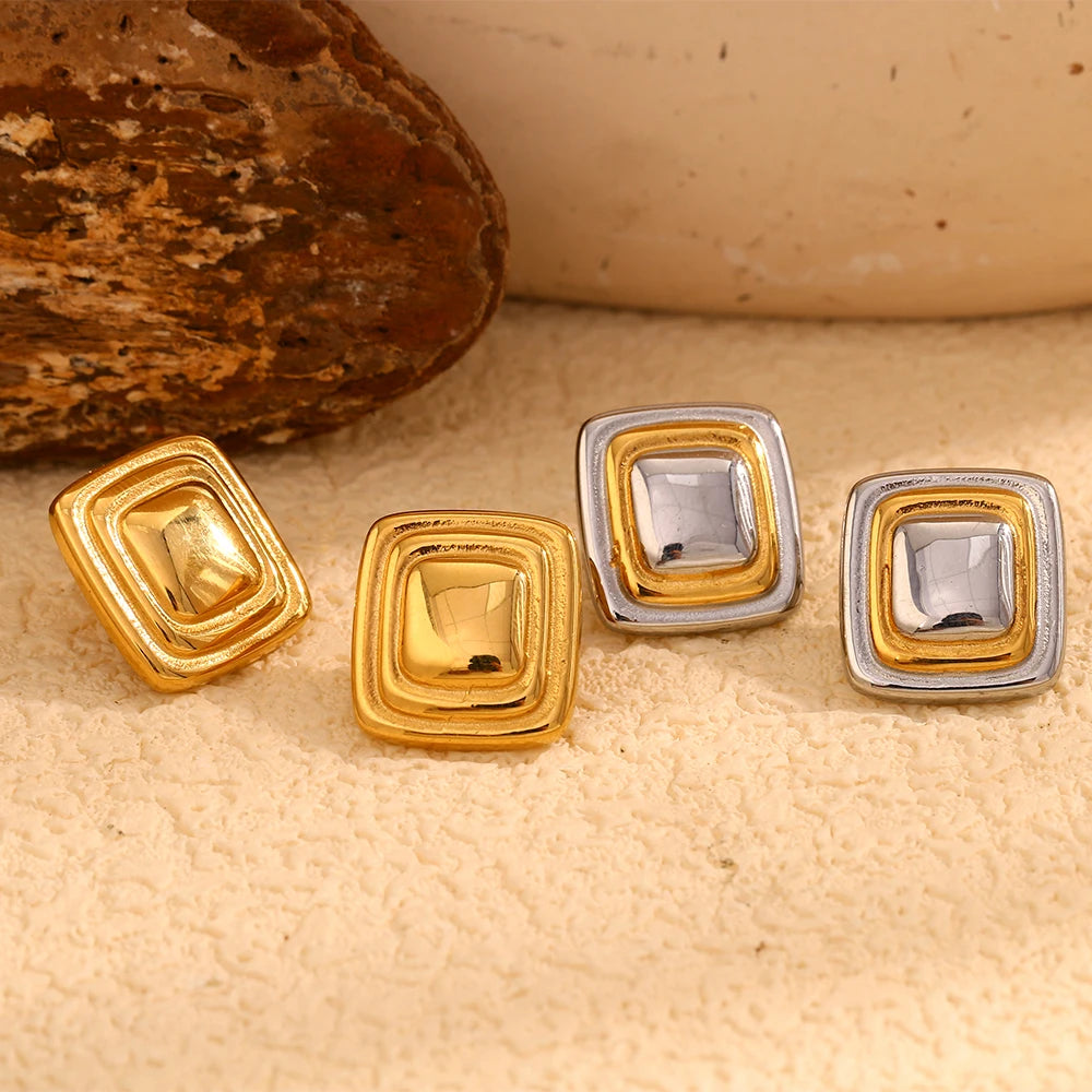 Classic Edge Earrings