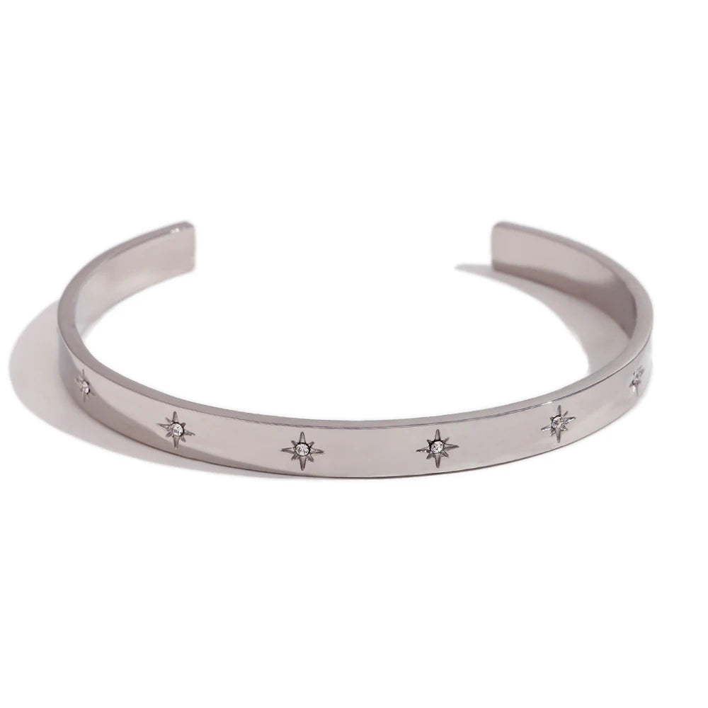 Stars Aligned Bangle Bracelet