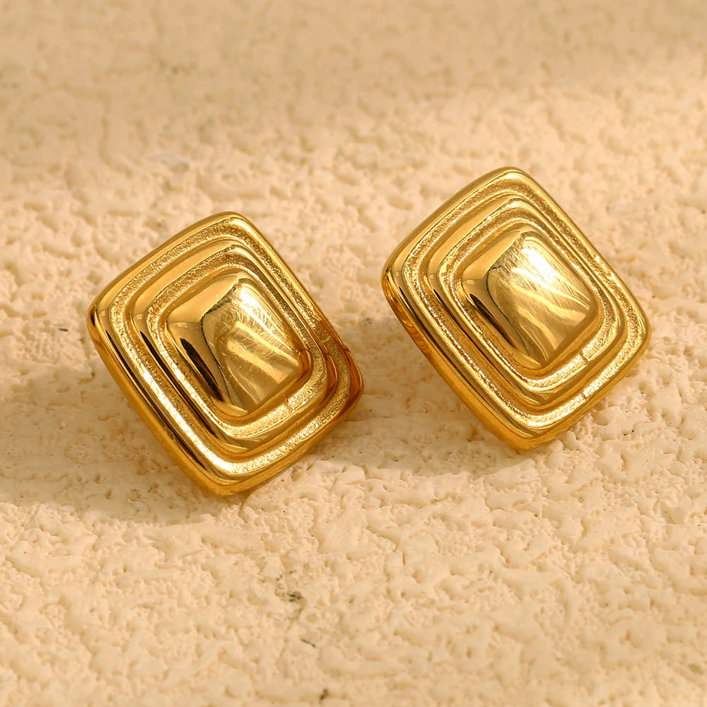 Classic Edge Earrings