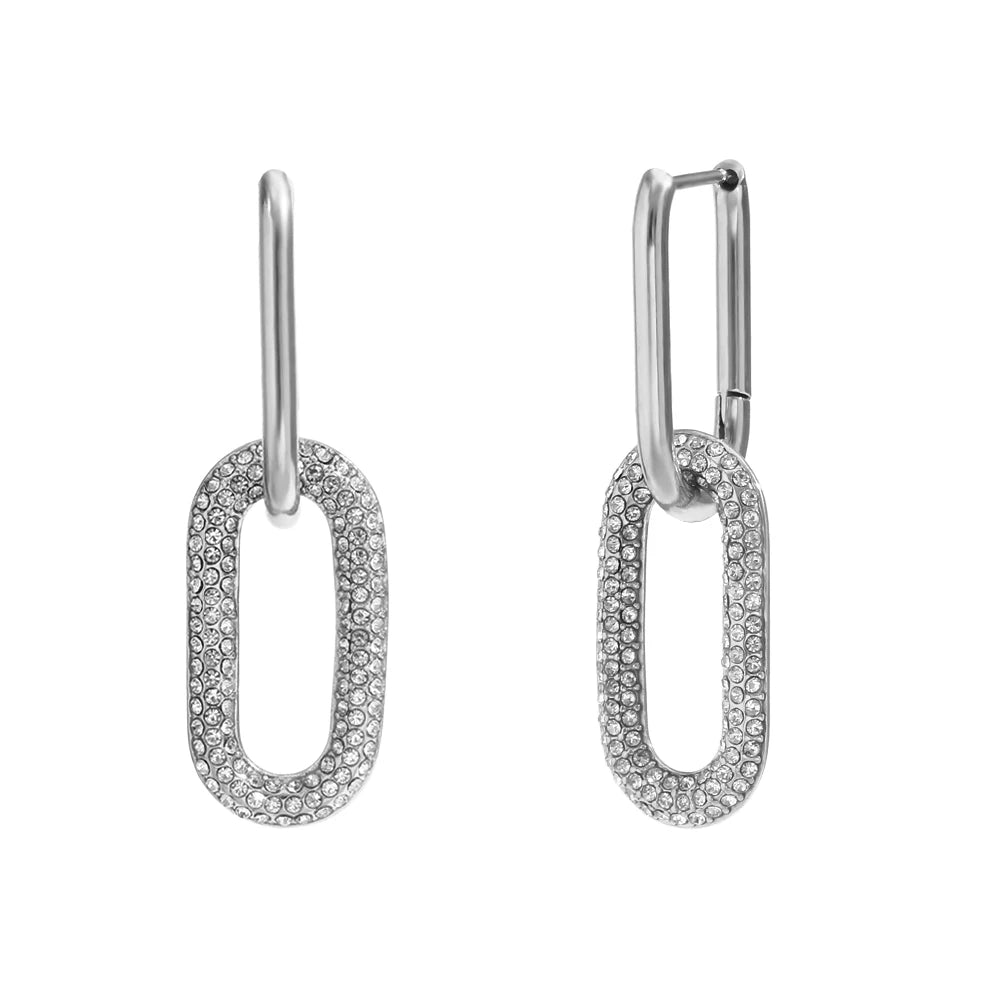 Linked Glimmer Earrings