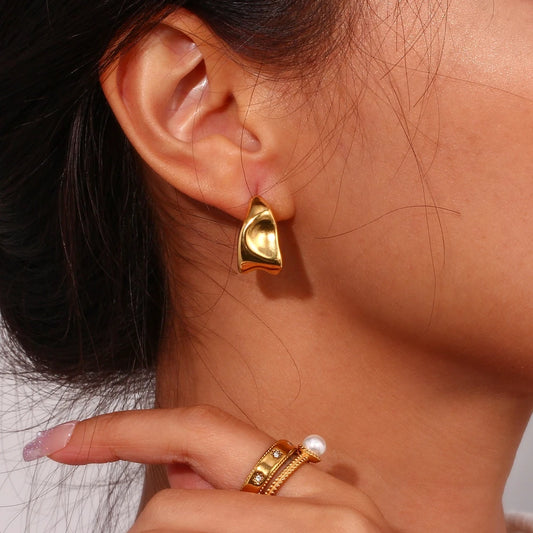 Sculpted Grace Earrings