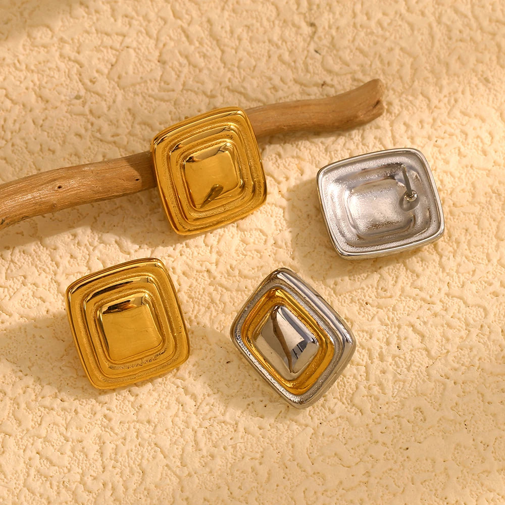 Classic Edge Earrings