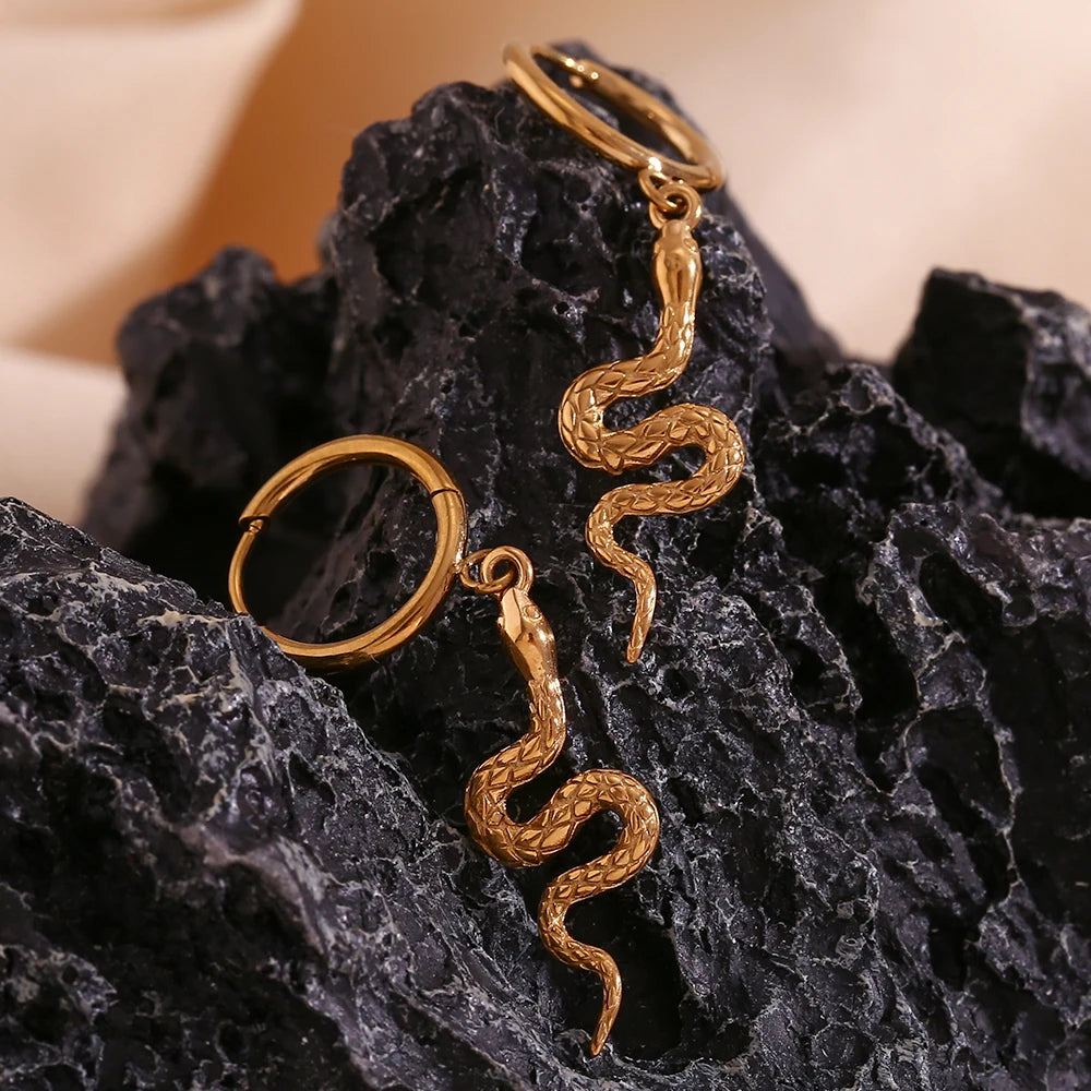 Serpent's Whisper Earrings