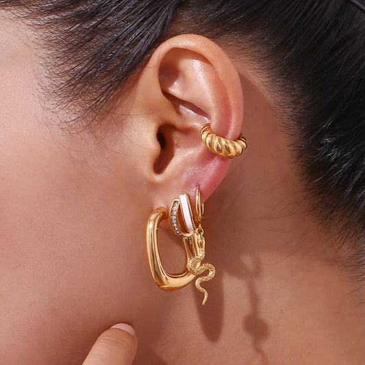 Serpent's Whisper Earrings