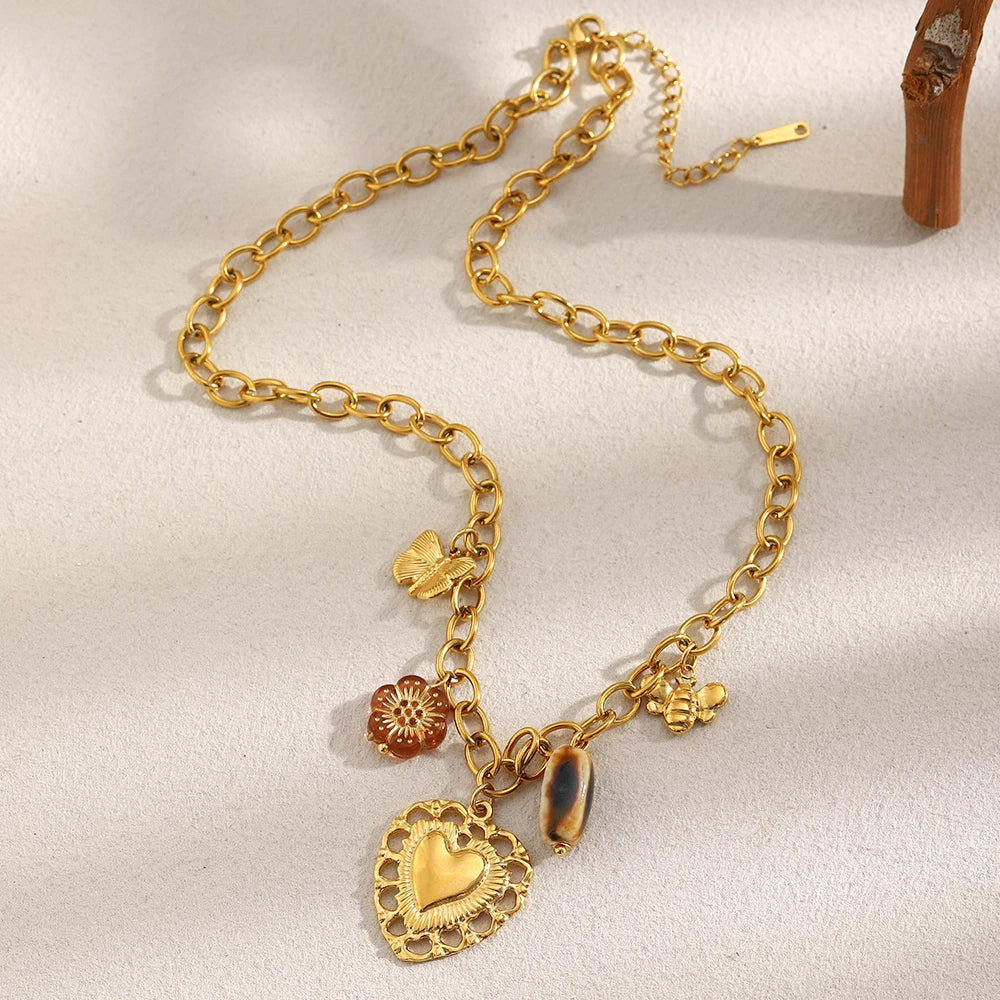 Romantic Summer Charm Necklace