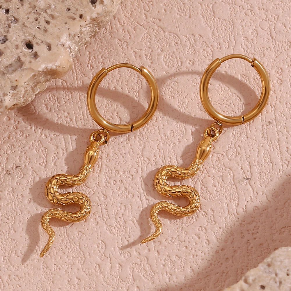 Serpent's Whisper Earrings