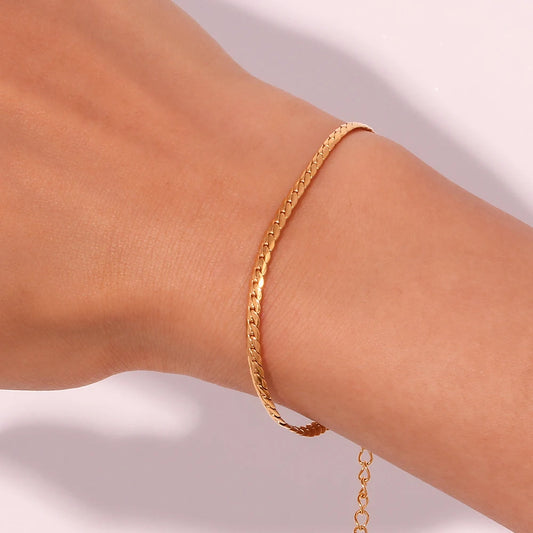 Velvet Line Bracelet on model wrist