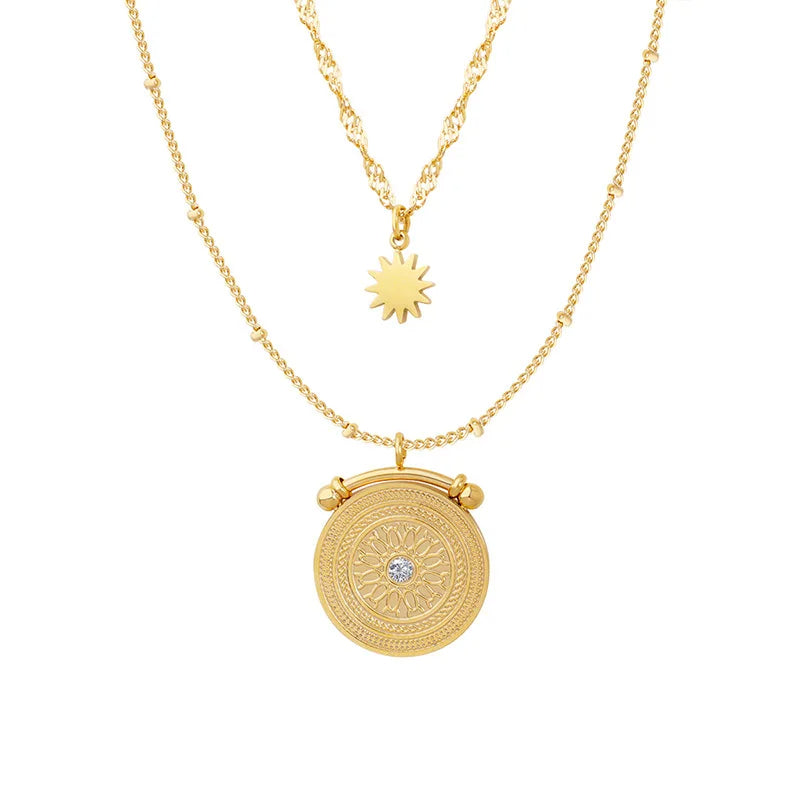 Center of The Universe Double Layered Necklace