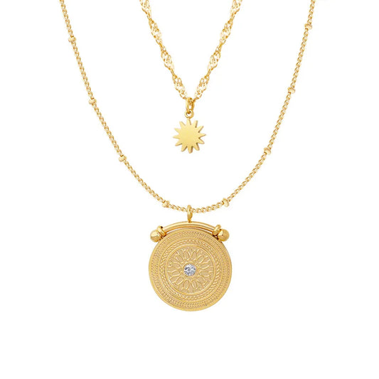 Center of The Universe Double Layered Necklace