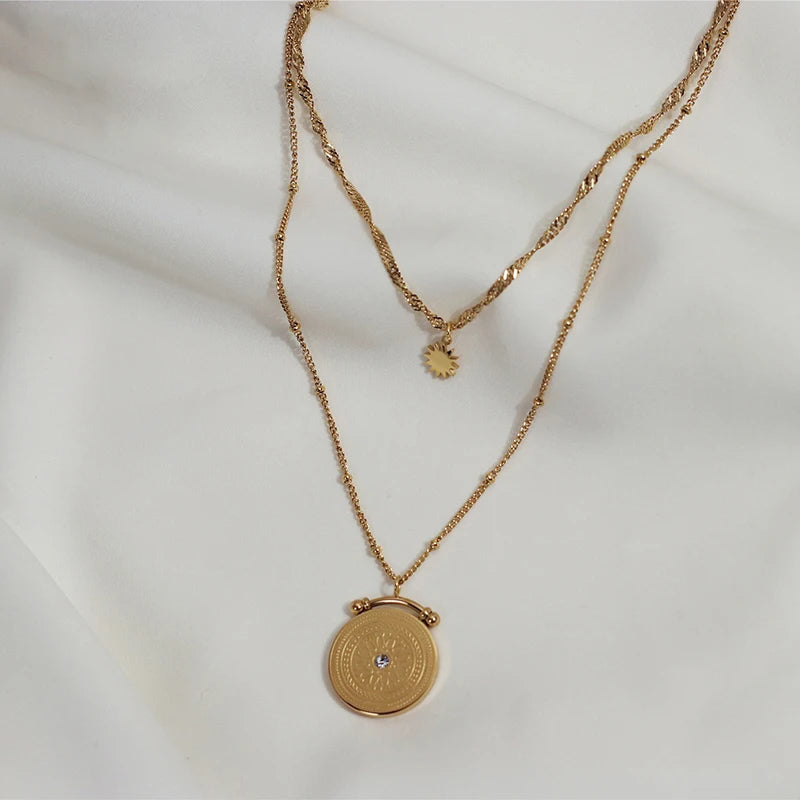 Center of The Universe Double Layered Necklace