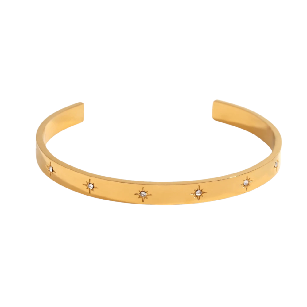 Stars Aligned Bangle Bracelet