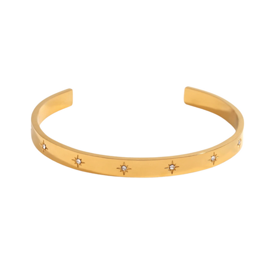 Stars Aligned Bangle Bracelet