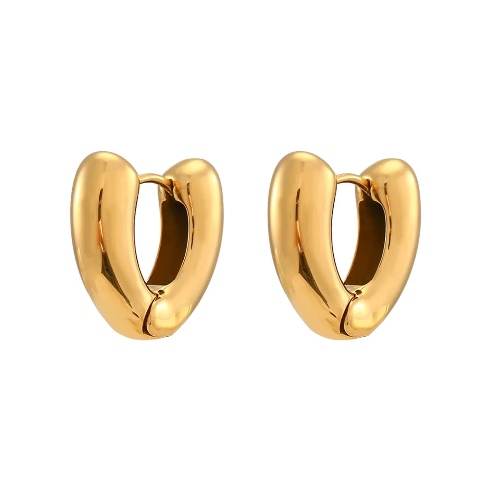 Chunky Chic Hoops Earrings