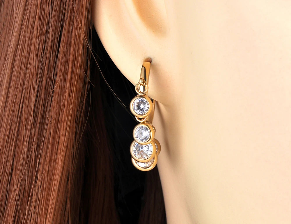 Stellar Divine Hoop Earrings