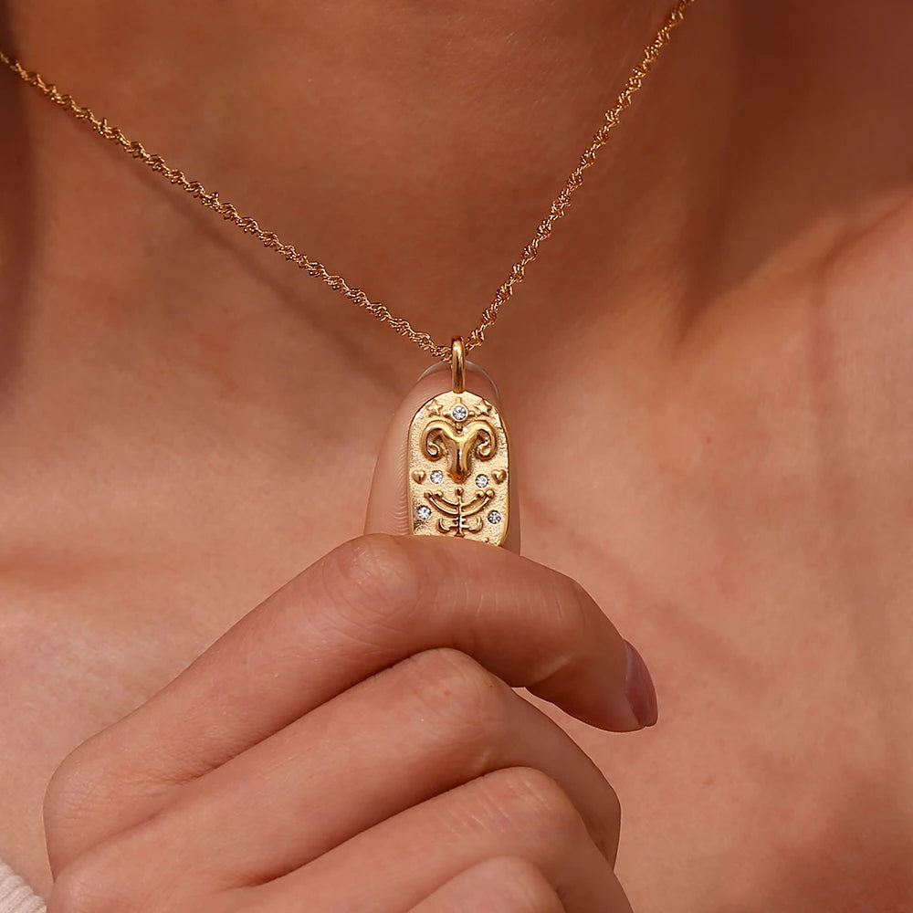 Zodiac Sign Charm Necklace