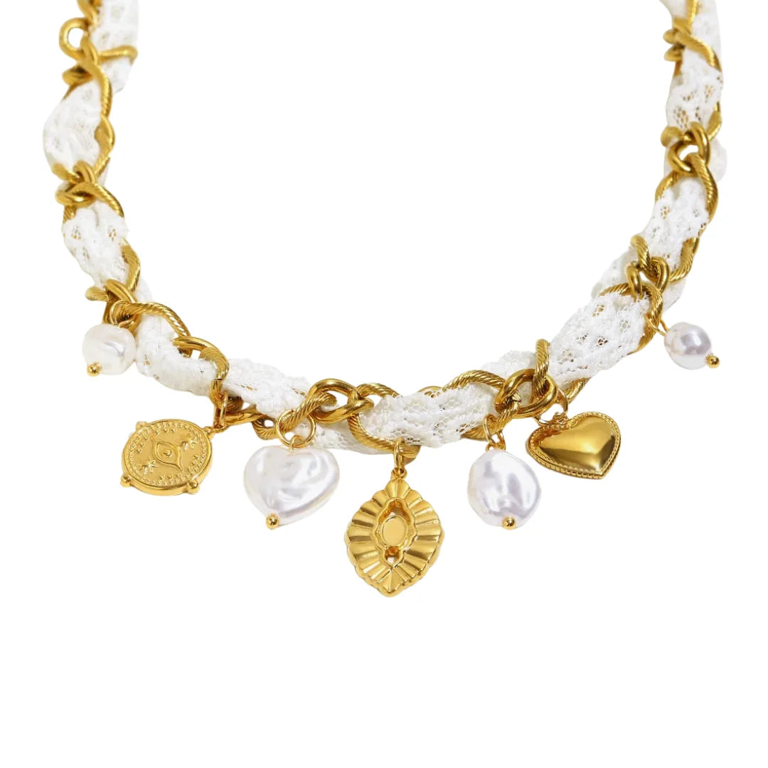 Lacey Charm Necklace