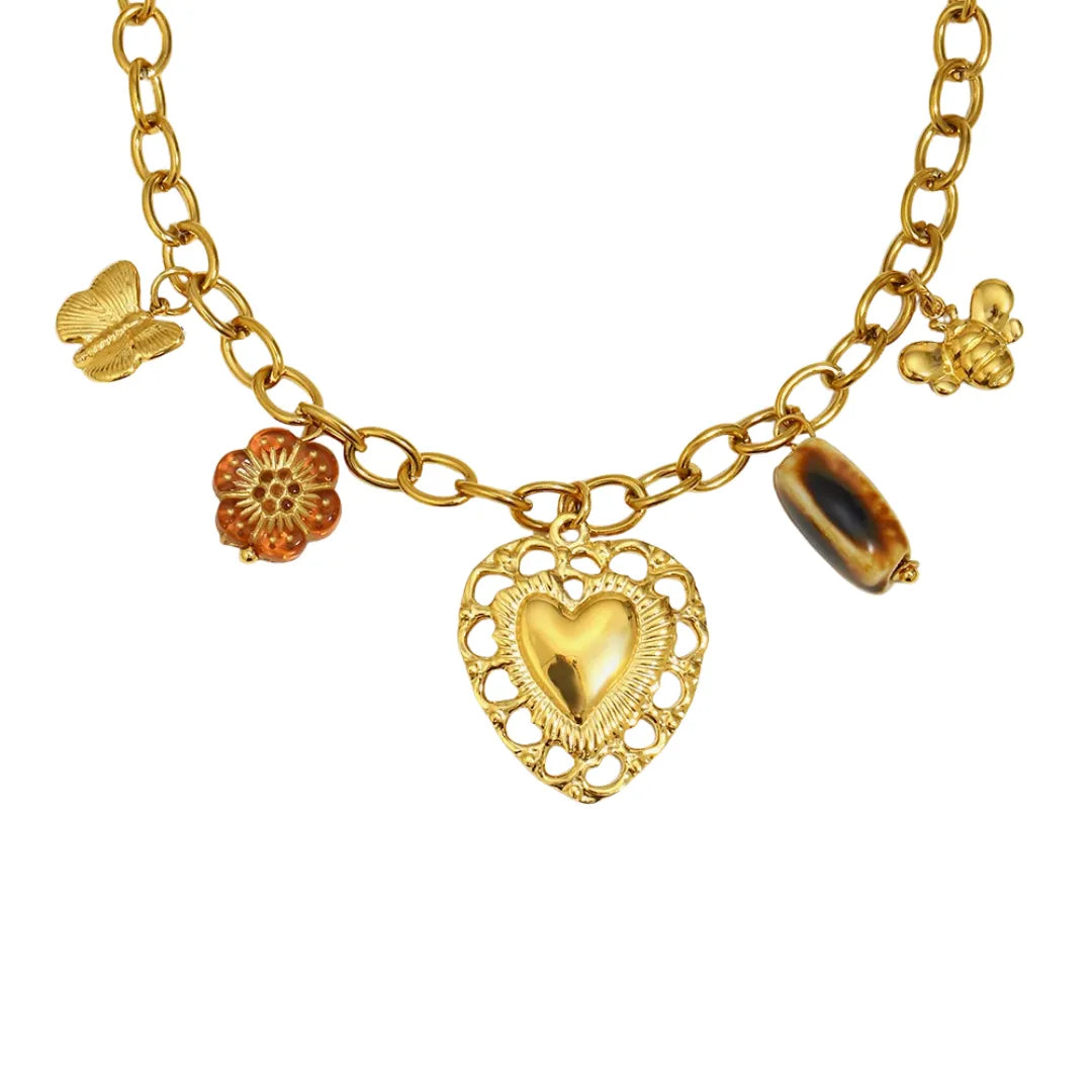 Romantic Summer Charm Necklace