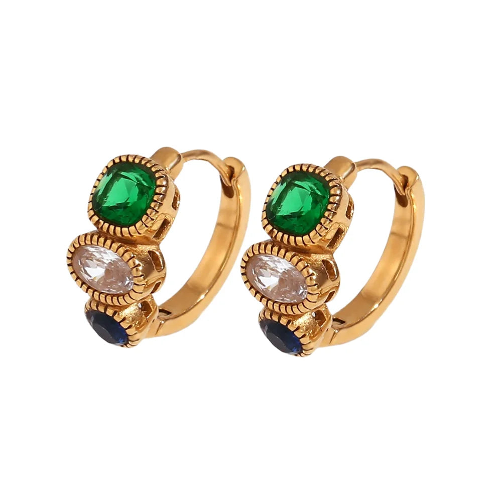 My Little Gems Hoop Earrings