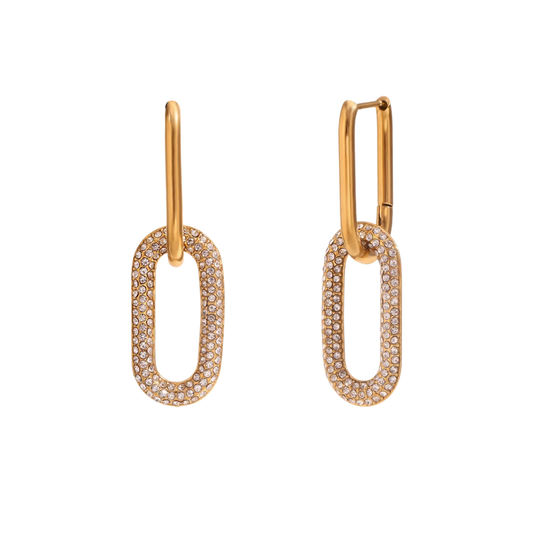 Linked Glimmer Earrings