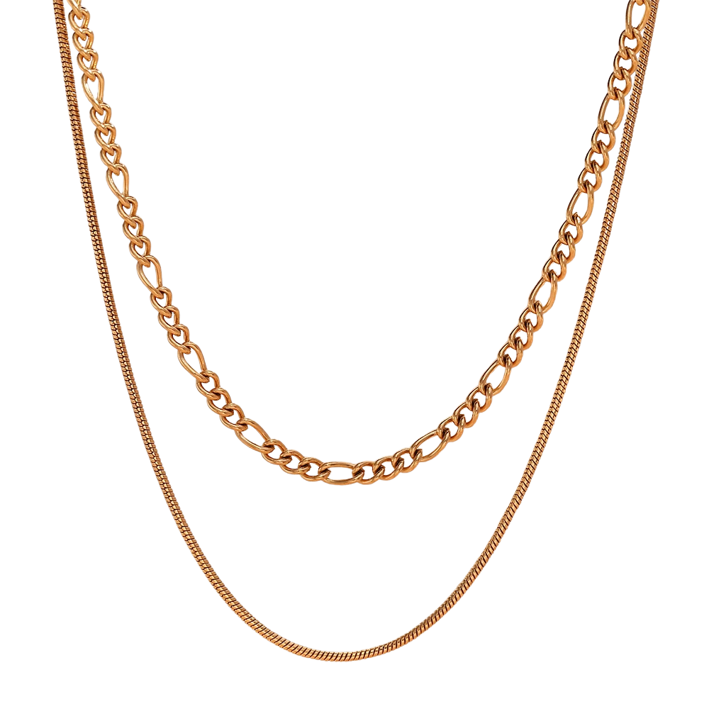 O Figaro Double Layered Necklace