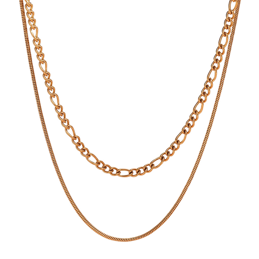O Figaro Double Layered Necklace