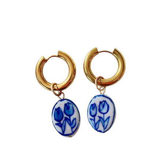 Dutchie Charms Ceramic Earrings