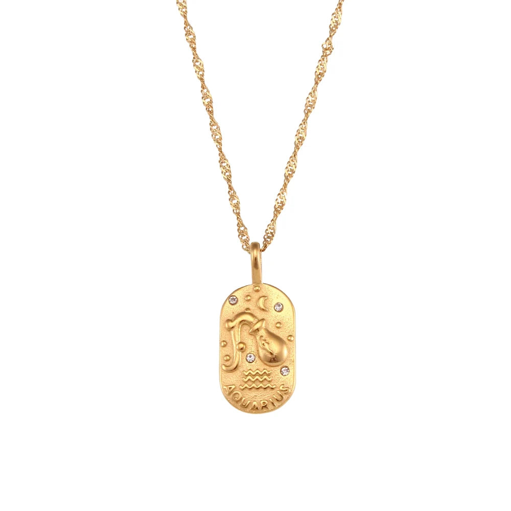 Zodiac Sign Charm Necklace