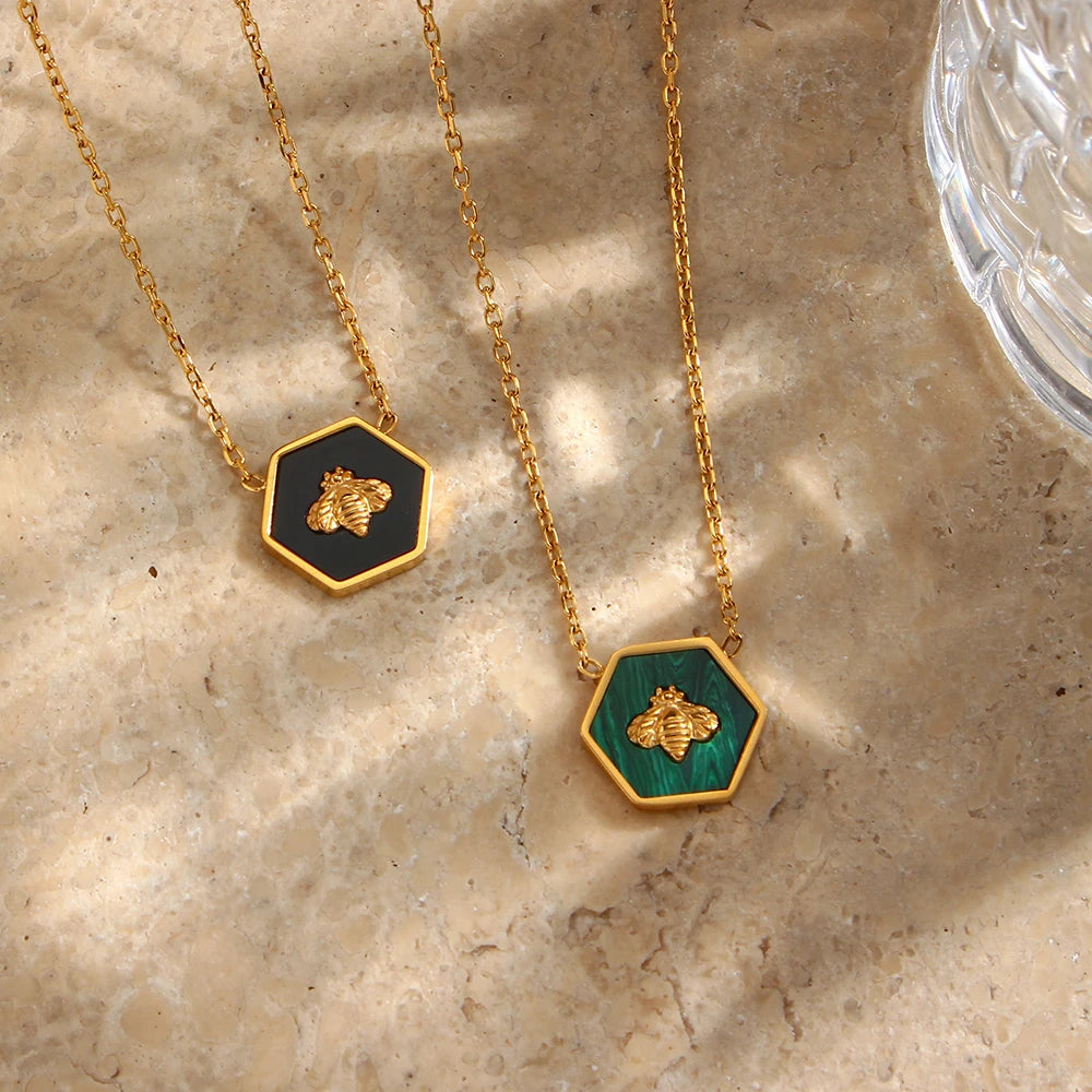 Blessed  Golden Bee Necklace