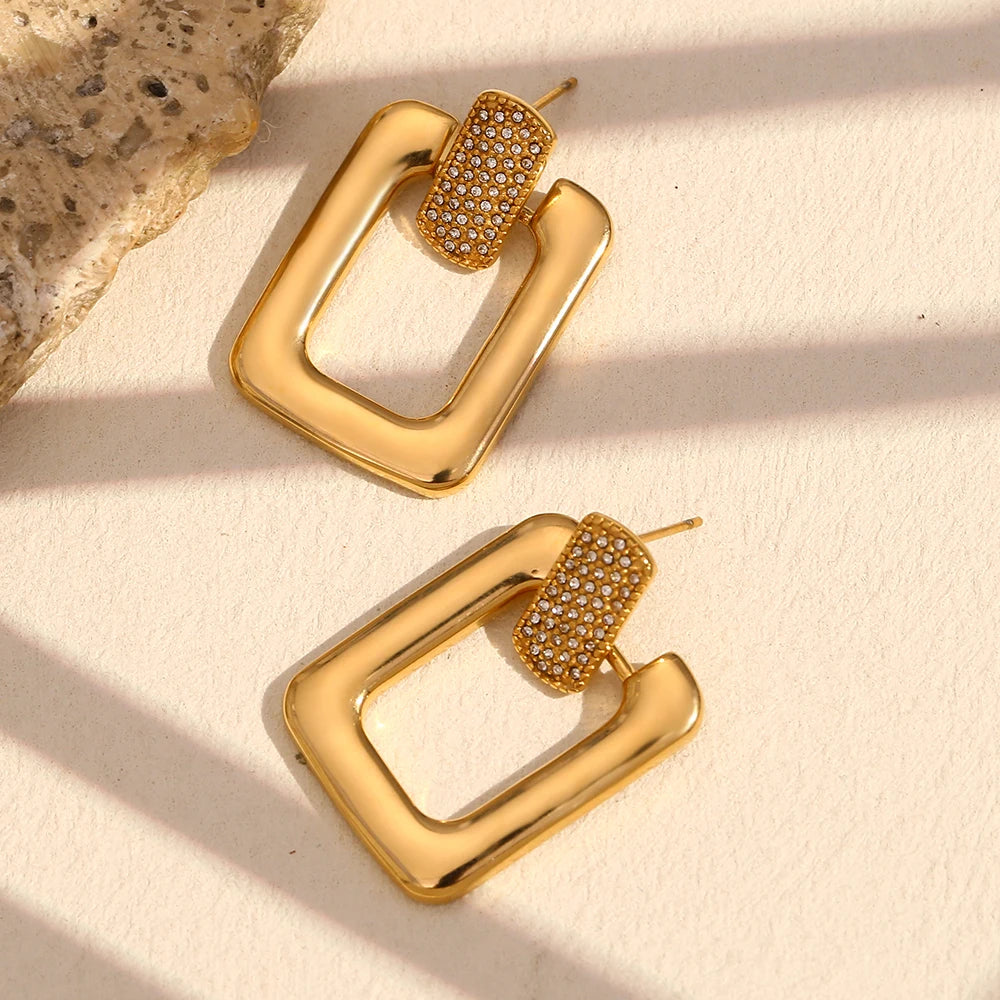 Classic Allure Earrings flat lay