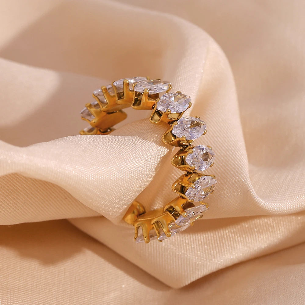 Diamonds Are Forever Ring on fabric 