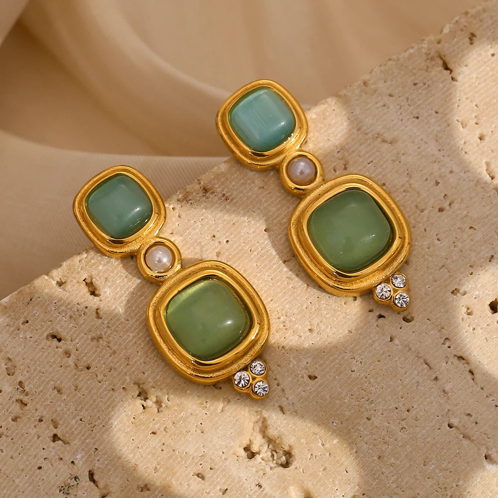 Garden of Eden Earrings closeup