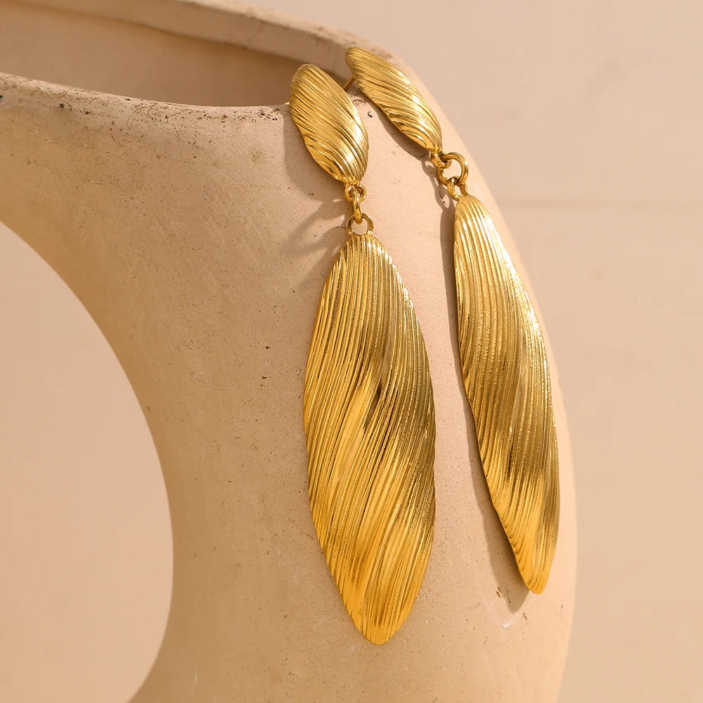 Goddess Lore Earrings on display