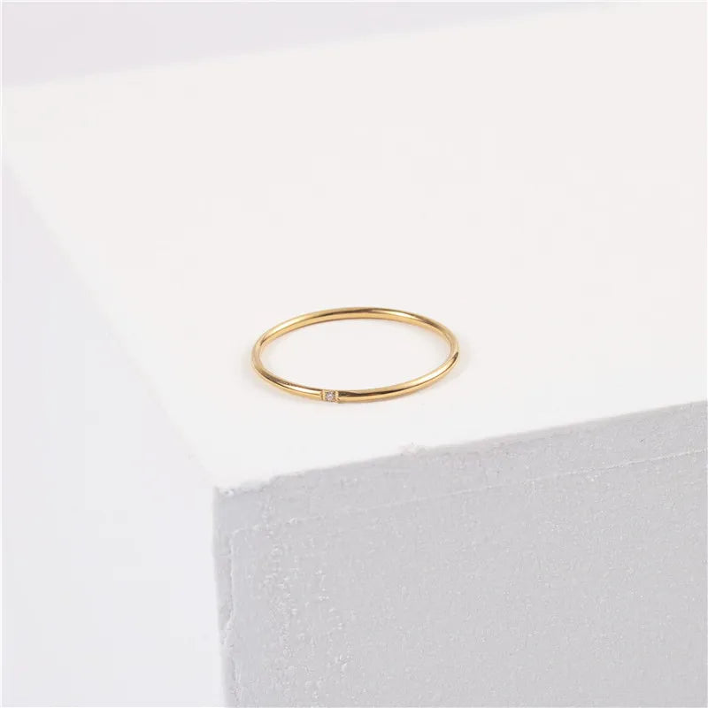 Minimalist Charm Ring
