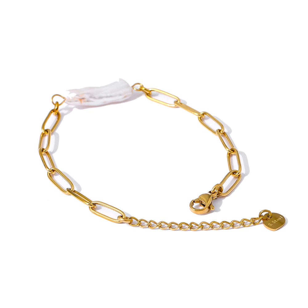 Modern Siren Pearl Bracelet