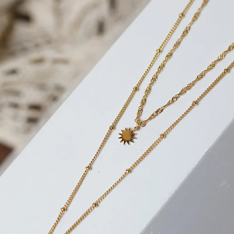 Center of The Universe Double Layered Necklace