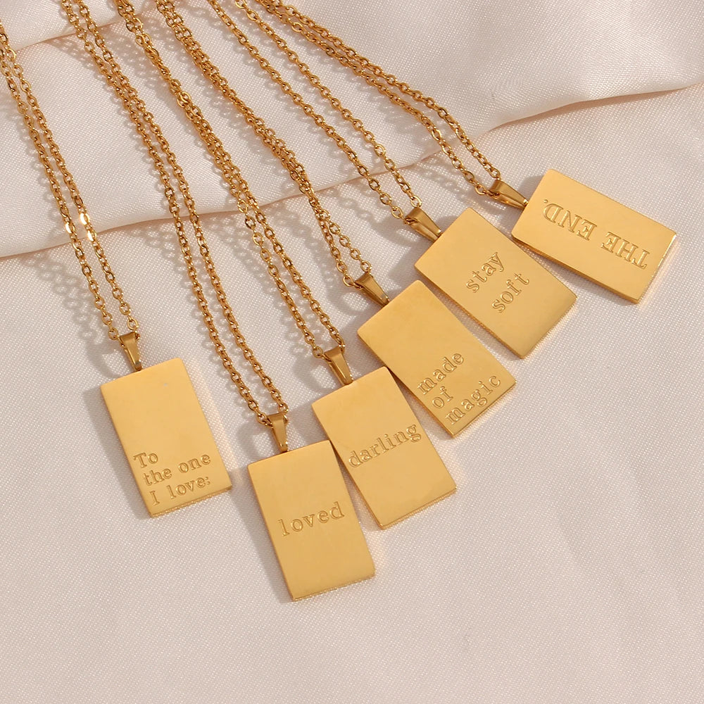 Tag of Expression Necklace