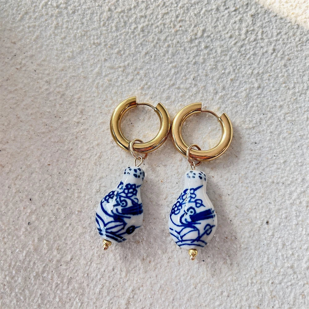 Dutchie Charms Ceramic Earrings