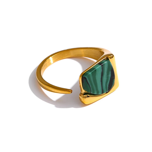 Malachite Musings Ring