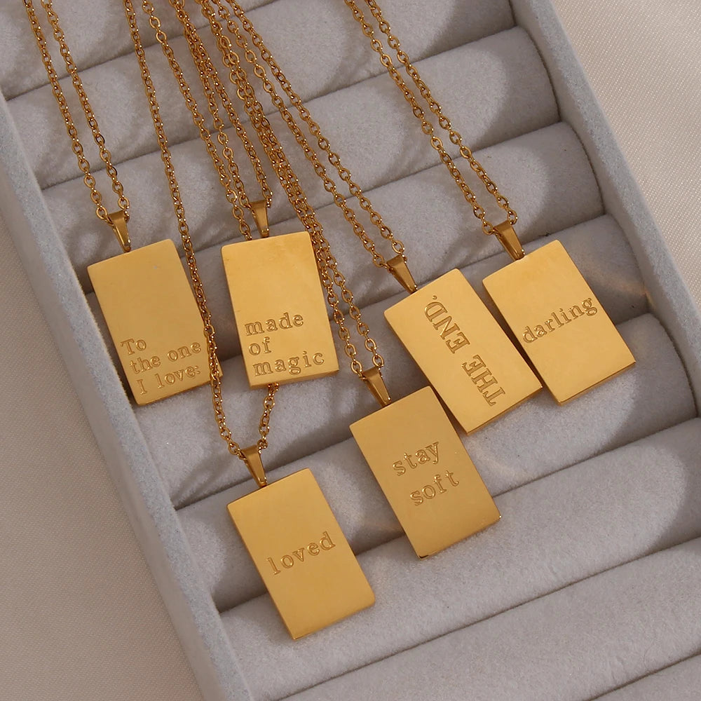 Tag of Expression Necklace