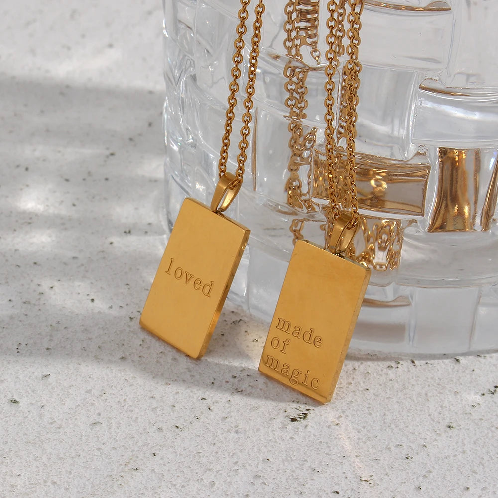 Tag of Expression Necklace