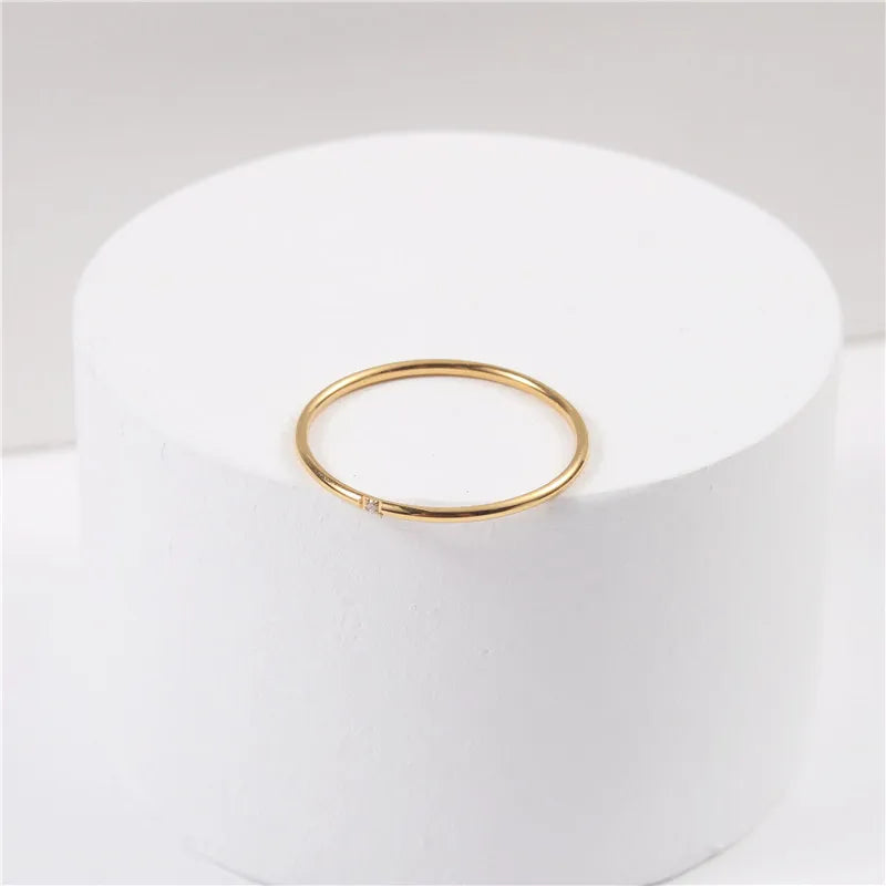 Minimalist Charm Ring