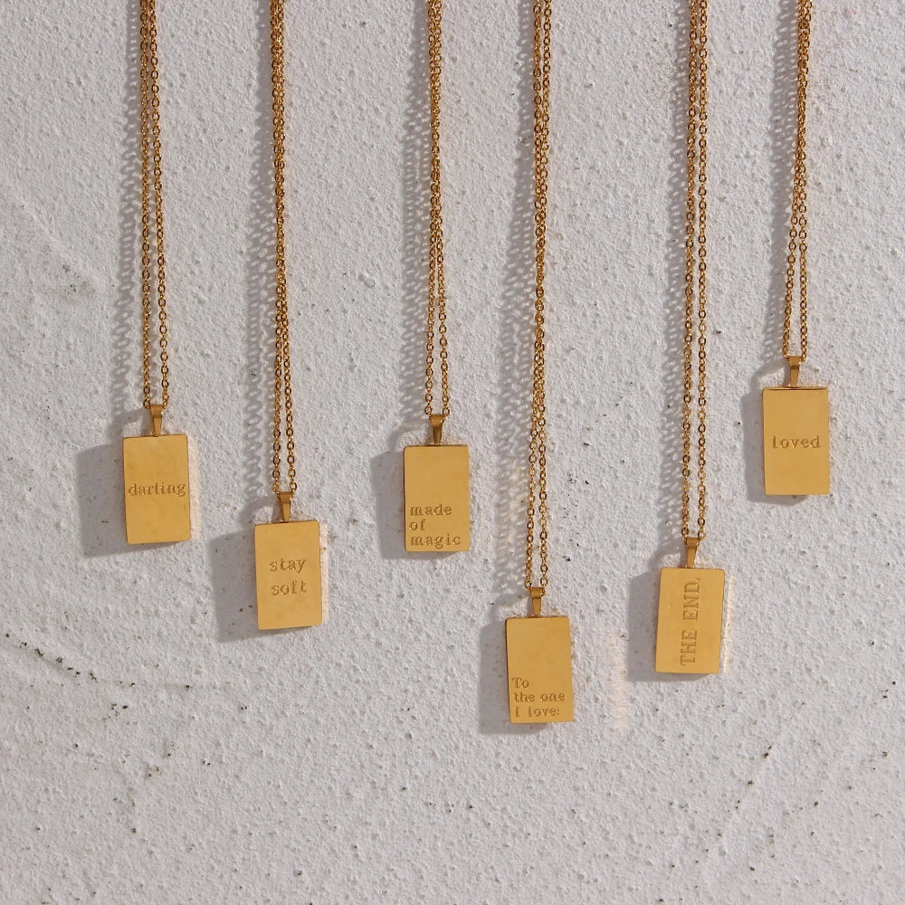 Tag of Expression Necklace