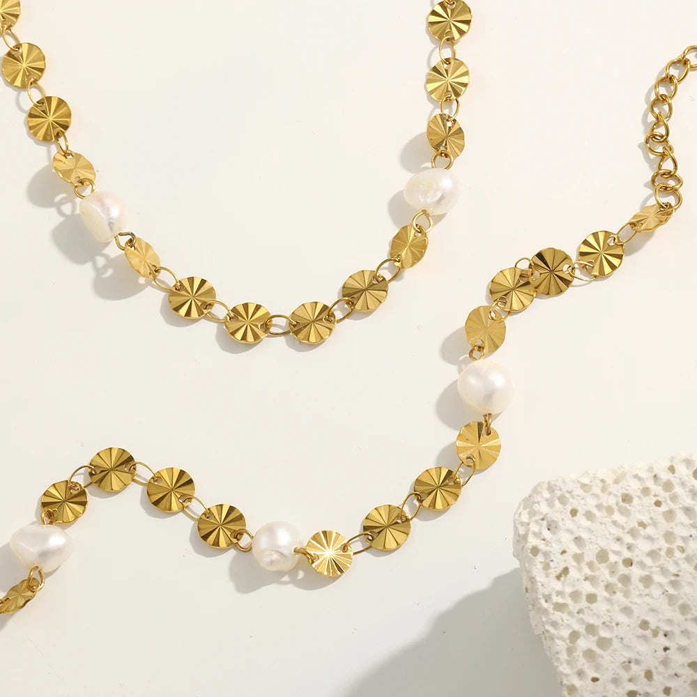 Holy Shimmers Necklace flat lay