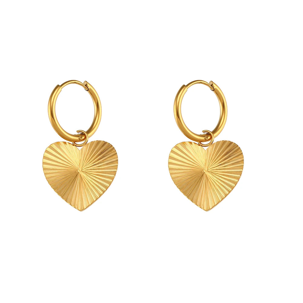 Inner Light Earrings hearts